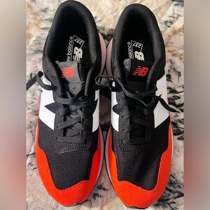 New Balance Black and Red Sneakers